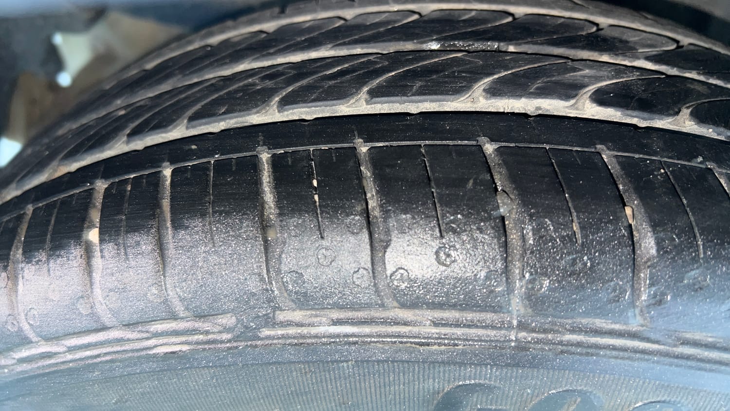Used 2024 Hyundai Grand i10 Nios Sportz 1.2 Kappa VTVT Petrol Manual tyres RIGHT REAR TYRE TREAD VIEW