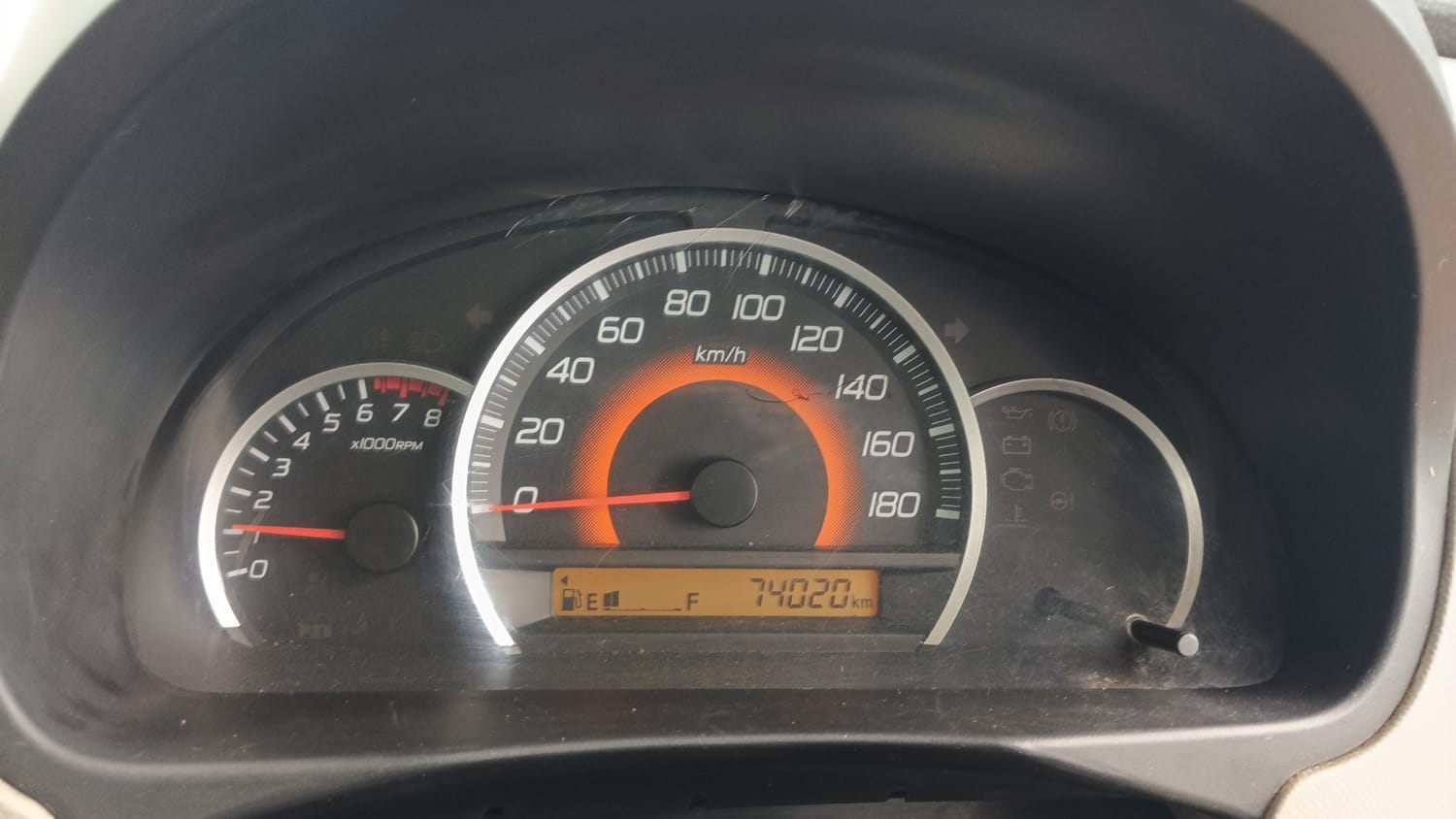 Used 2016 Maruti Suzuki Wagon R VXI Petrol Manual interior CLUSTERMETER VIEW