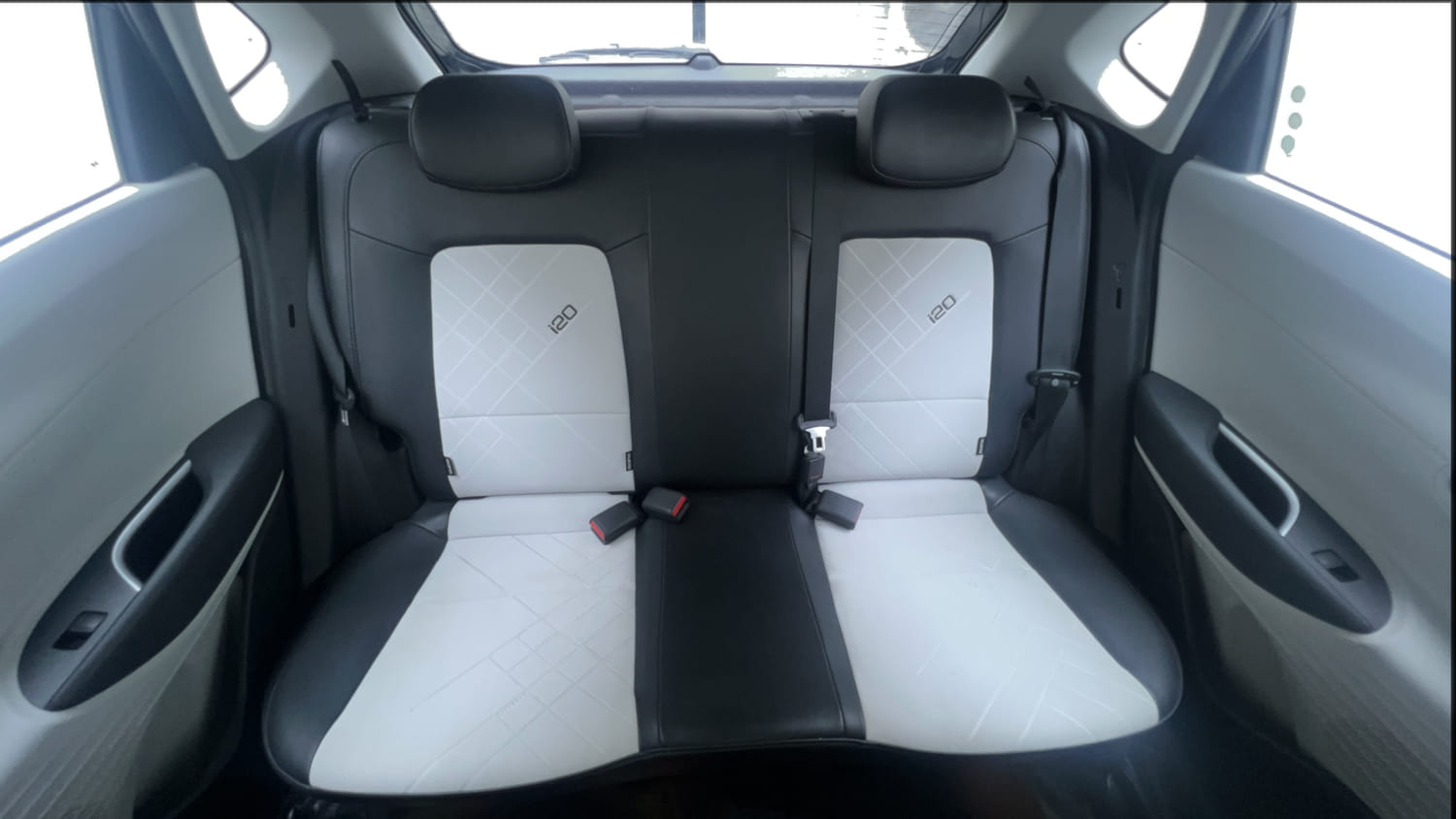 Used 2024 Hyundai New i20 Asta (O) 1.2 IVT Petrol Automatic interior REAR SEAT CONDITION VIEW