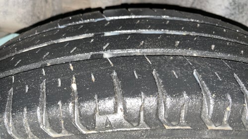 Used 2019 Maruti Suzuki Swift VXi AMT Petrol Automatic tyres RIGHT REAR TYRE TREAD VIEW