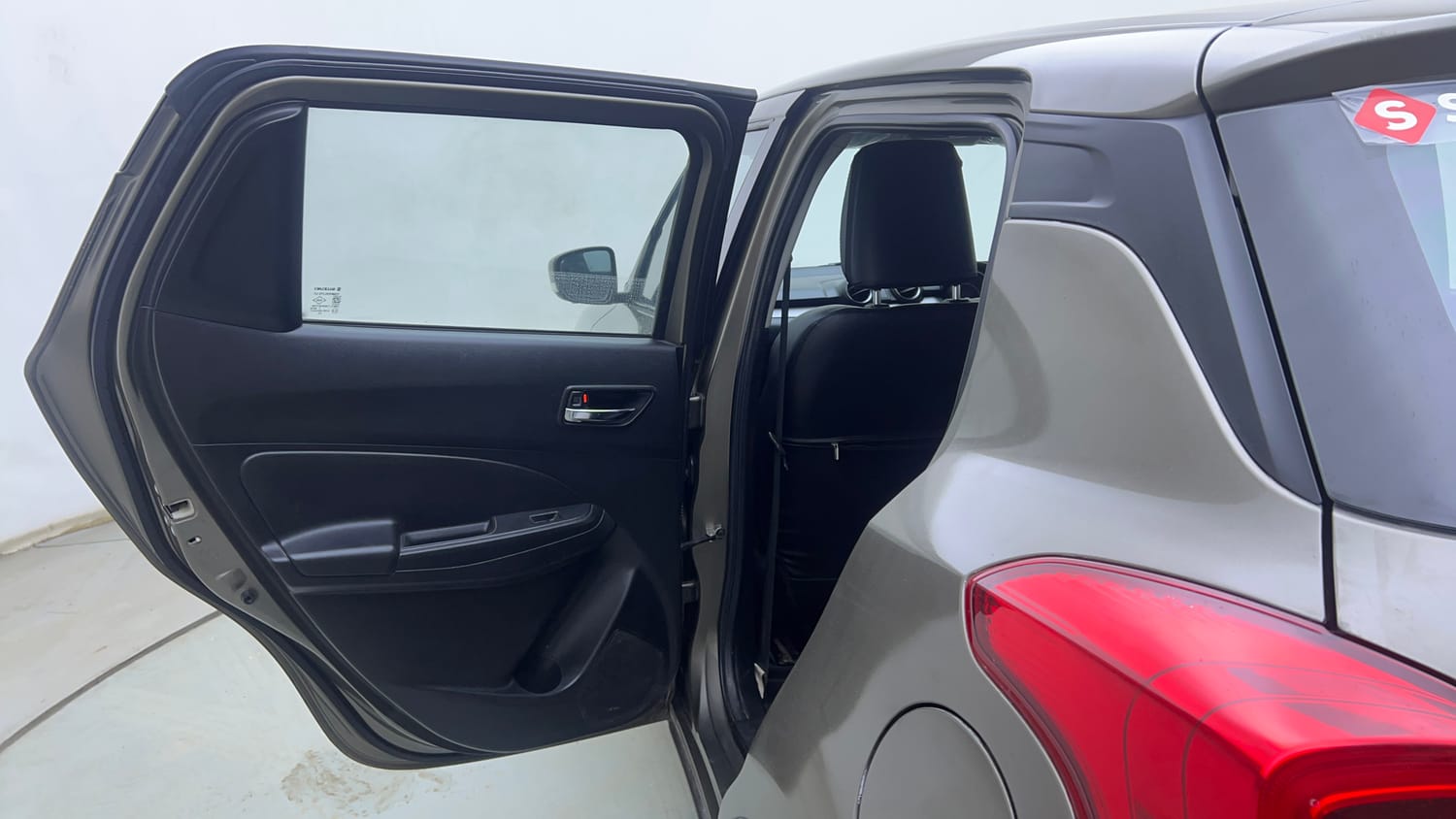 Used 2024 Maruti Suzuki Swift VXi Petrol Manual interior LEFT REAR DOOR OPEN VIEW