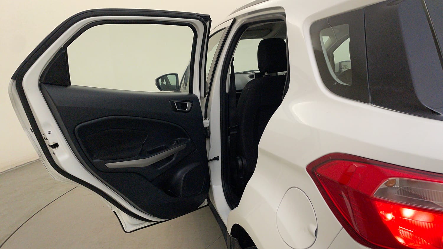 Used 2018 Ford EcoSport Titanium 1.5L Ti-VCT Petrol Manual interior LEFT REAR DOOR OPEN VIEW