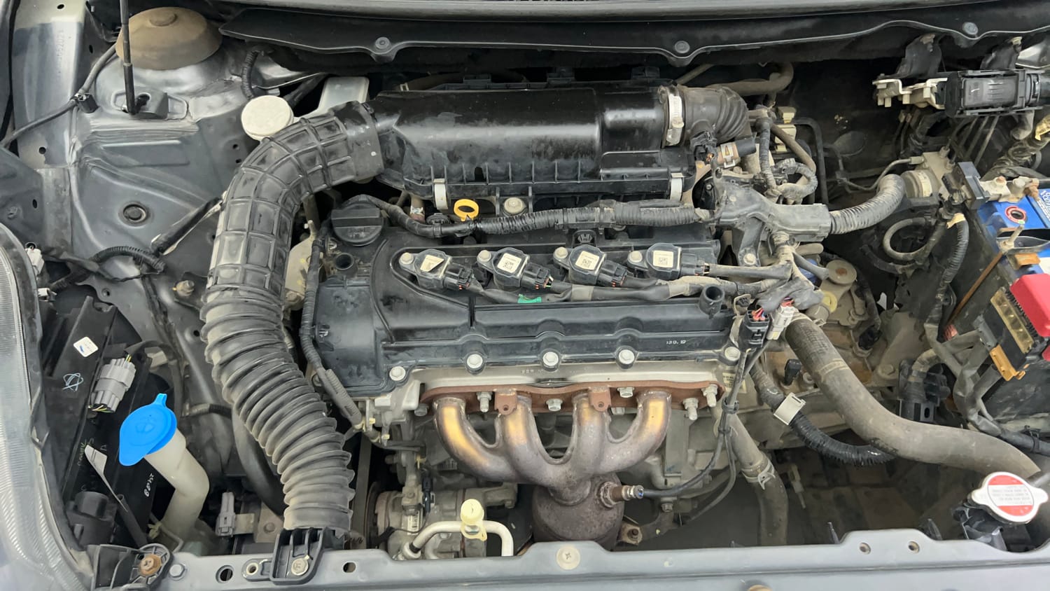 Used 2019 Maruti Suzuki Baleno Alpha Petrol Manual engine ENGINE RIGHT SIDE VIEW