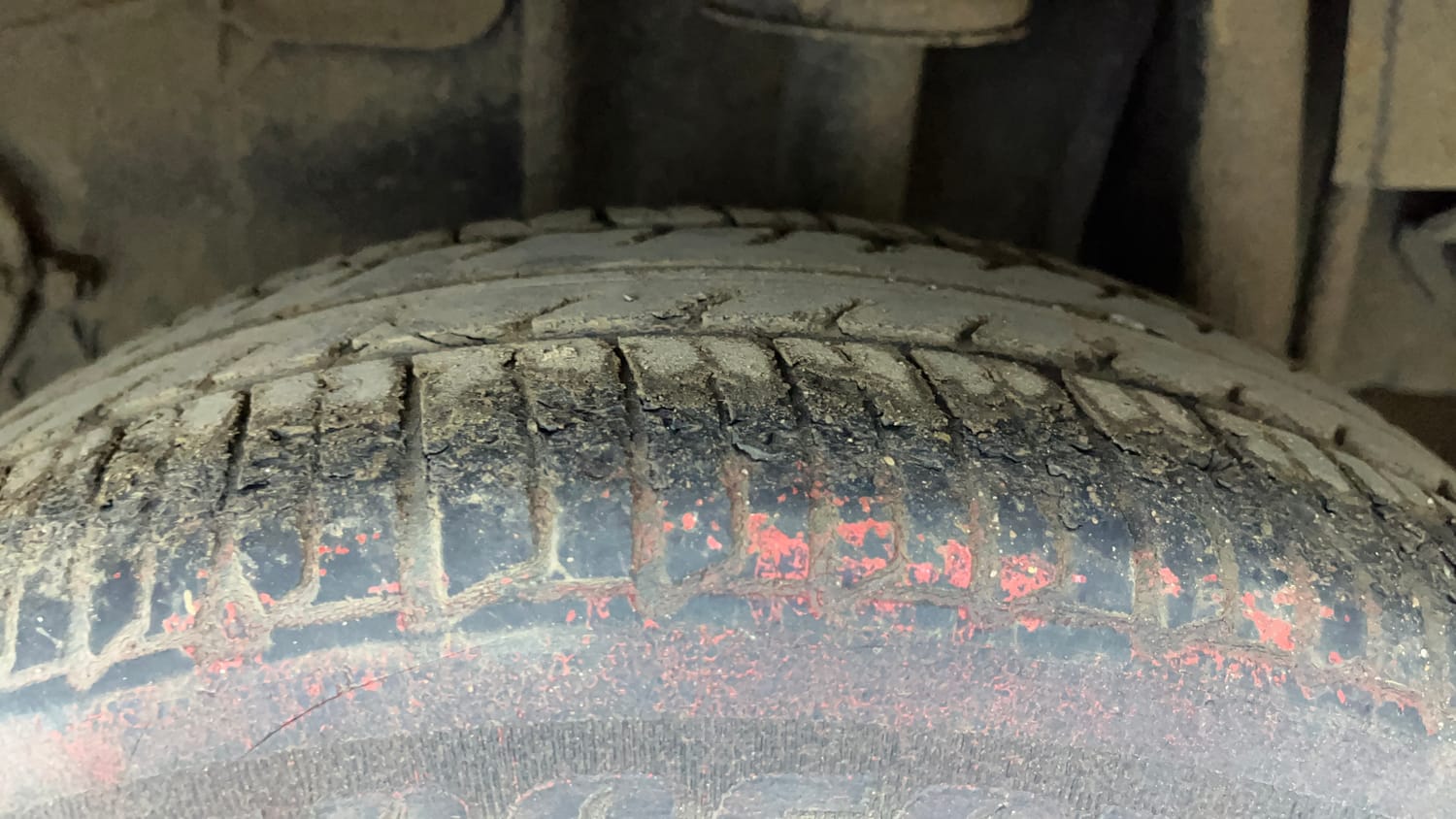 Used 2021 Tata Tiago XZA Plus Petrol Automatic tyres LEFT REAR TYRE TREAD VIEW