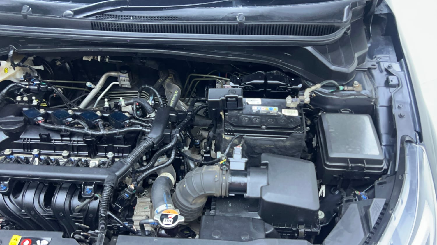 Used 2024 Hyundai New i20 Asta (O) 1.2 IVT Petrol Automatic engine ENGINE LEFT SIDE VIEW