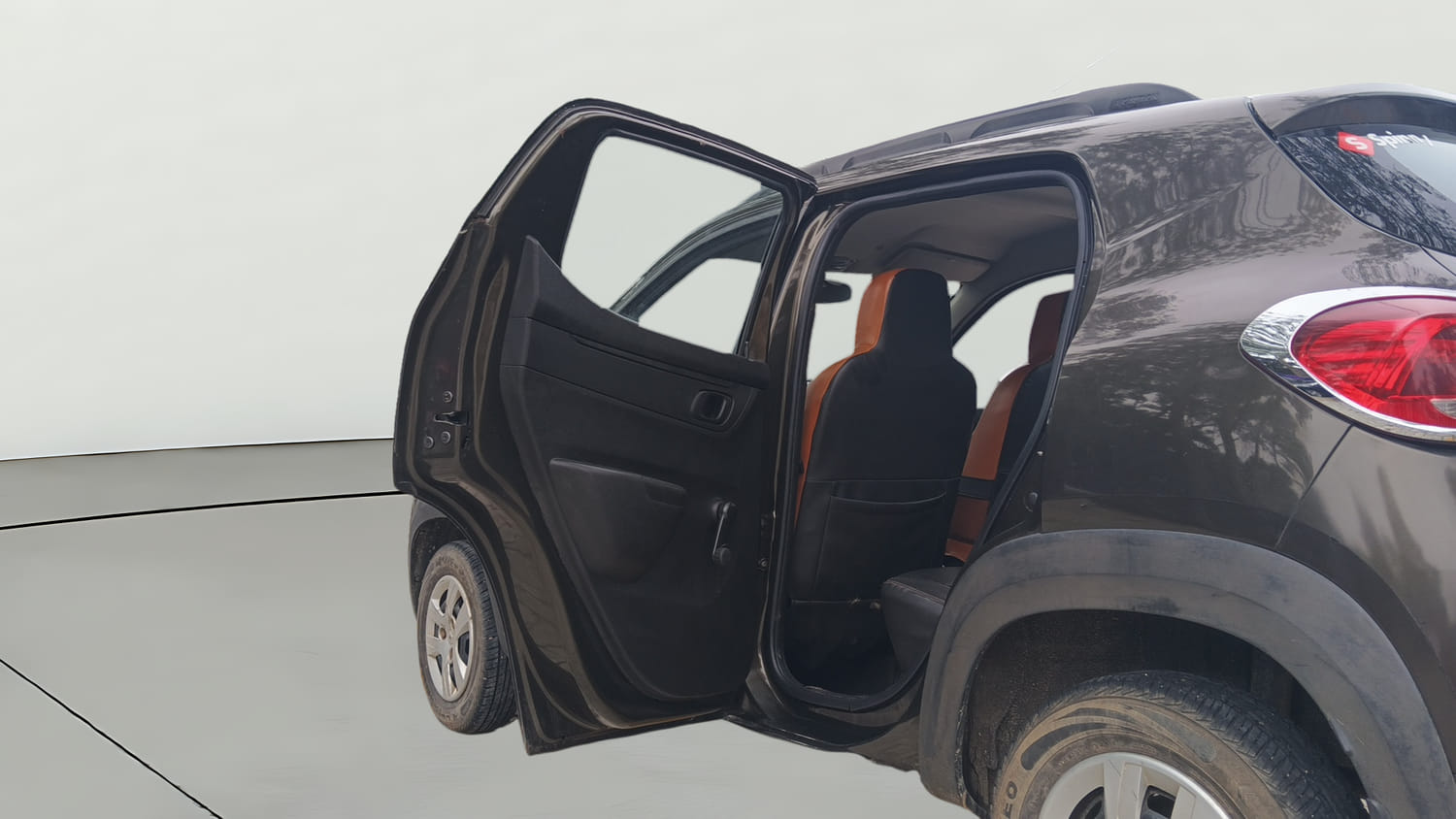 Used 2017 Renault Kwid 1.0 RXT Petrol Manual interior LEFT REAR DOOR OPEN VIEW