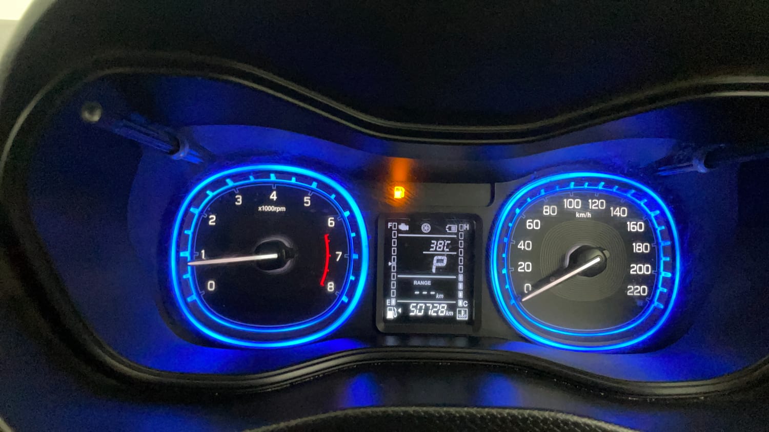 Used 2022 Toyota Urban Cruiser High Grade AT Petrol Automatic interior CLUSTERMETER VIEW