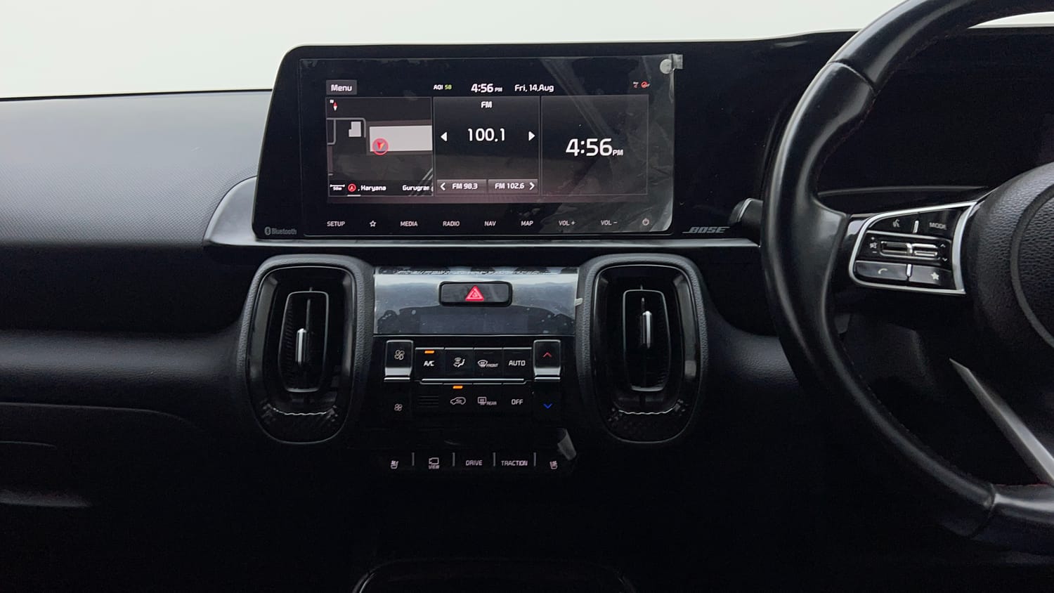 Used 2021 Kia Sonet GTX Plus 1.5 AT Diesel Automatic interior MUSIC SYSTEM & AC CONTROL VIEW