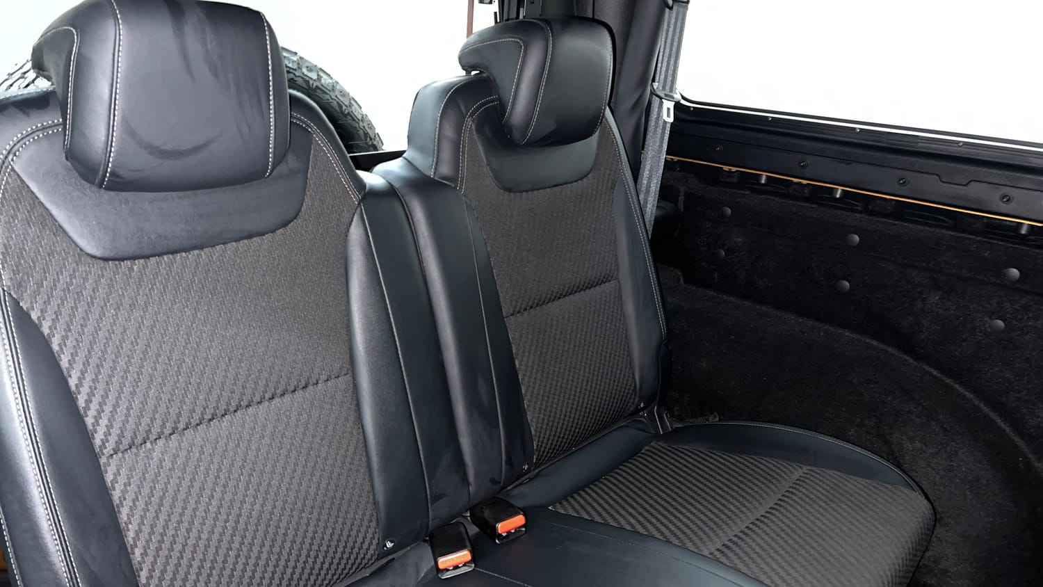 Used 2023 Mahindra Thar LX Hard Top Petrol AT RWD Petrol Automatic interior RIGHT SIDE REAR DOOR CABIN VIEW