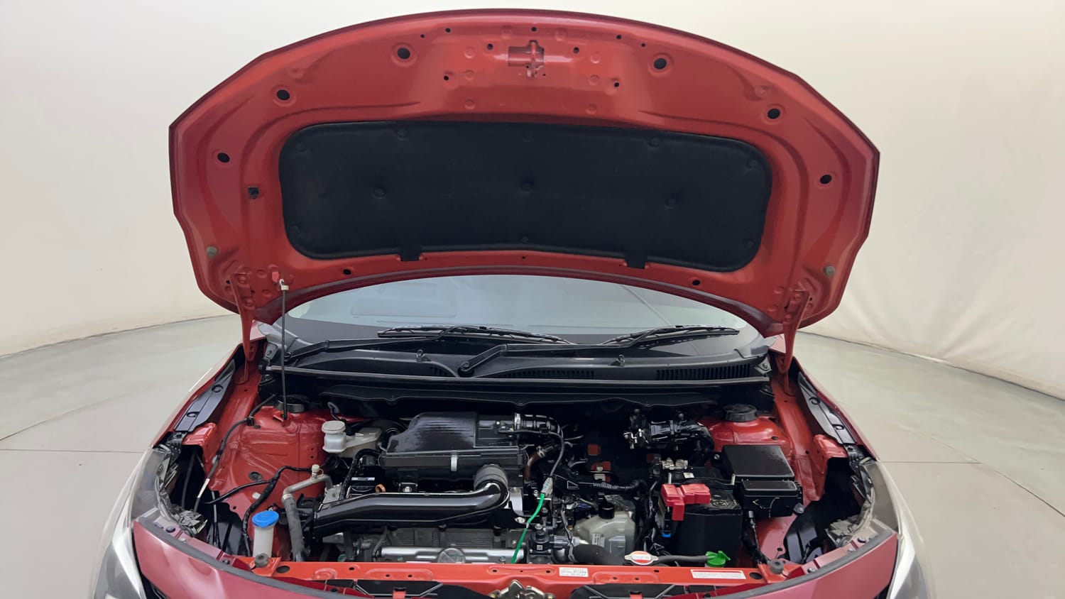 Used 2022 Maruti Suzuki Baleno Alpha AGS Petrol Automatic engine ENGINE & BONNET OPEN FRONT VIEW