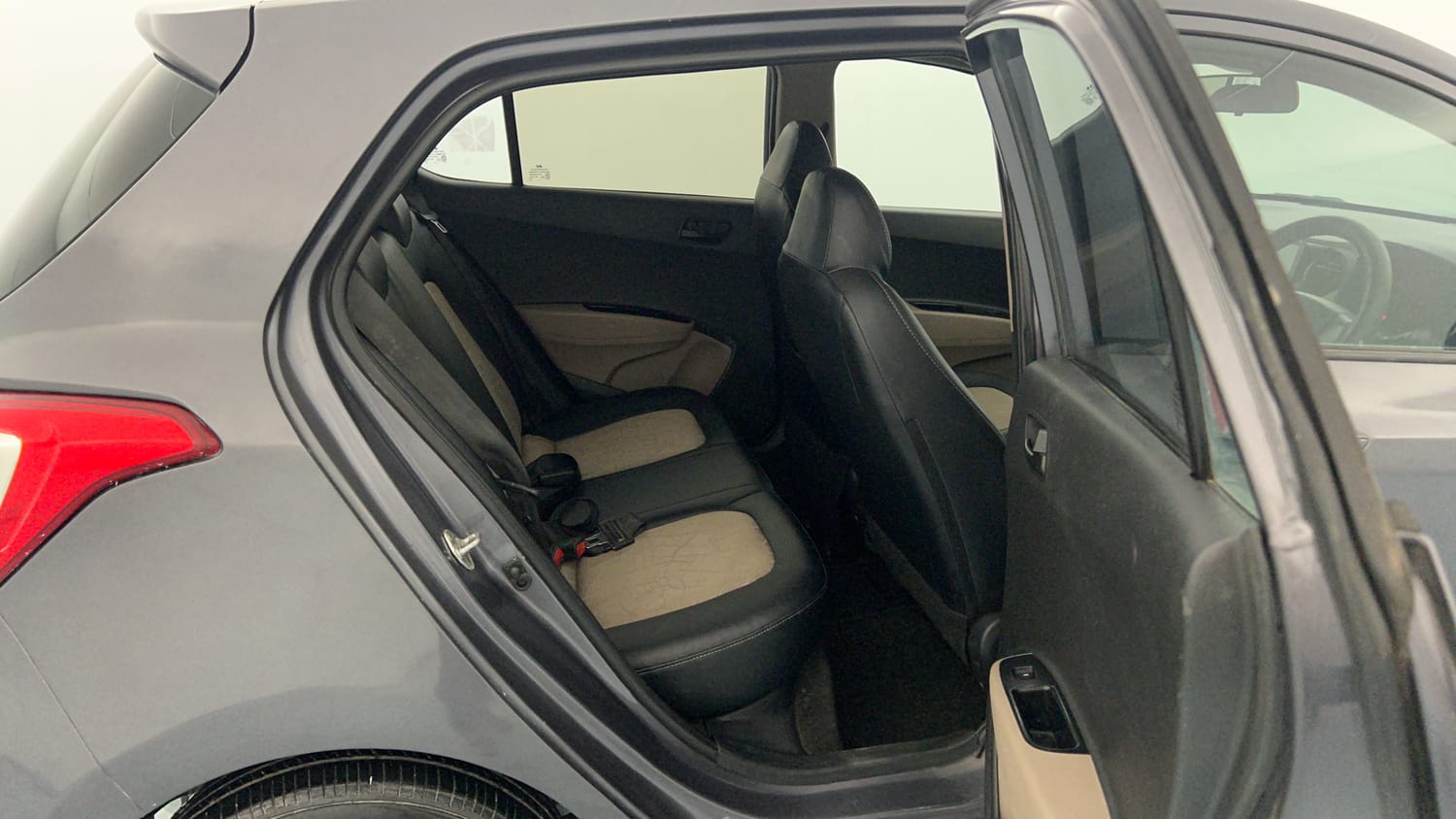 Used 2017 Hyundai Grand i10 Magna 1.2 Kappa VTVT Petrol Manual interior RIGHT SIDE REAR DOOR CABIN VIEW