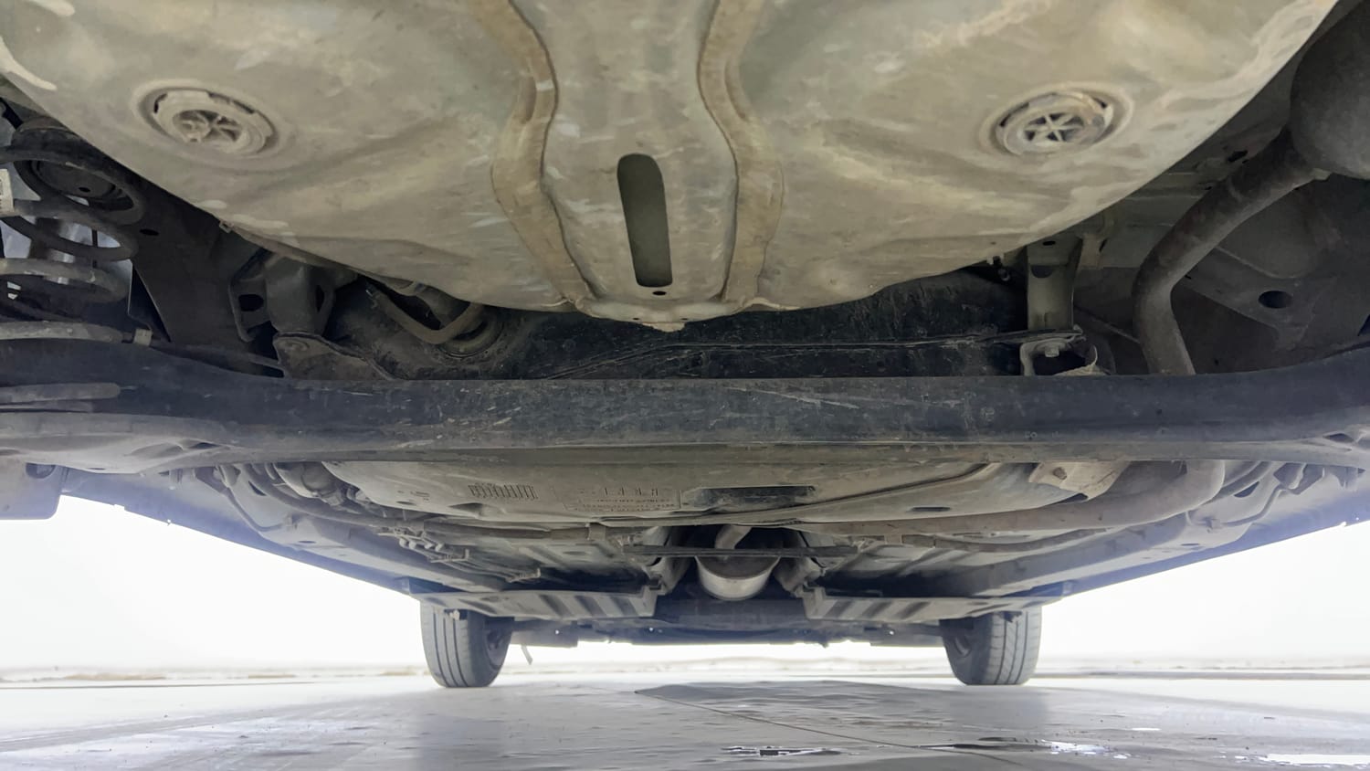 Used 2024 Maruti Suzuki Swift VXi Petrol Manual extra REAR UNDERBODY VIEW (TAKEN FROM REAR)