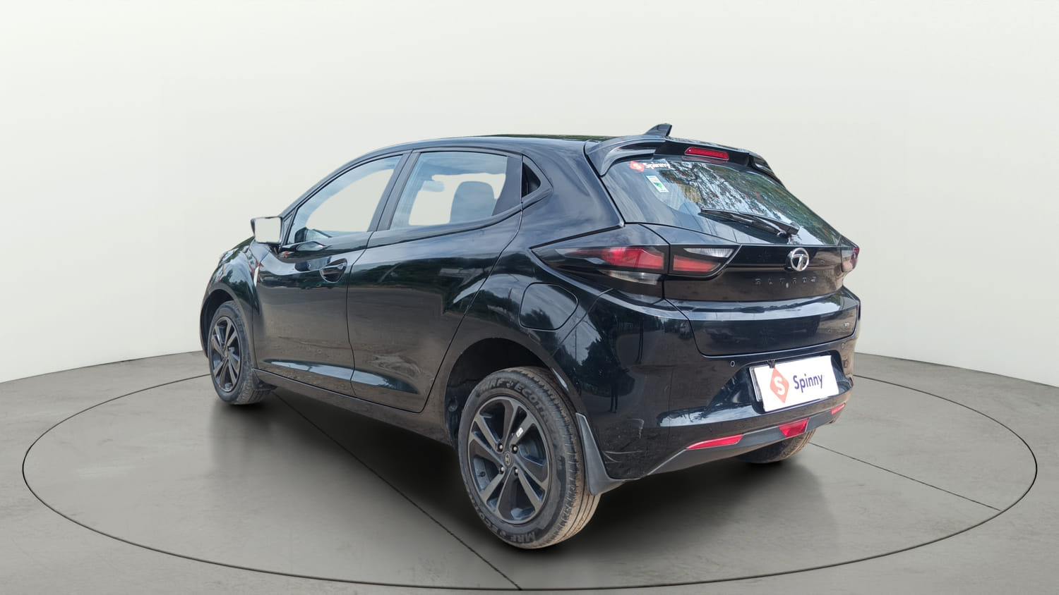 Used 2023 Tata Altroz XZA Plus (S) Dark Edition Petrol Automatic exterior LEFT REAR CORNER VIEW