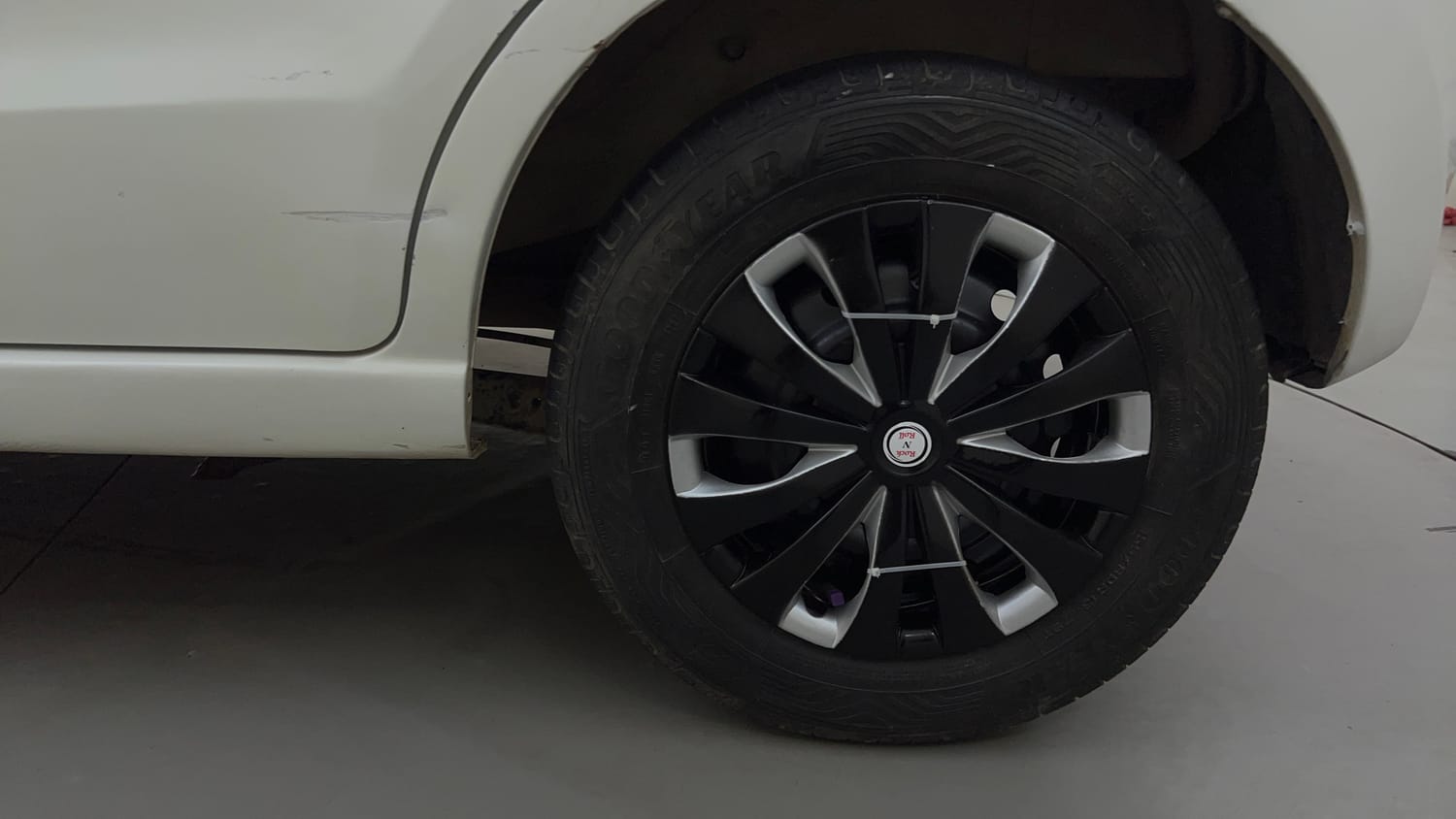 Used 2013 Maruti Suzuki A-Star Vxi (ABS) AT Petrol Automatic tyres LEFT REAR TYRE RIM VIEW