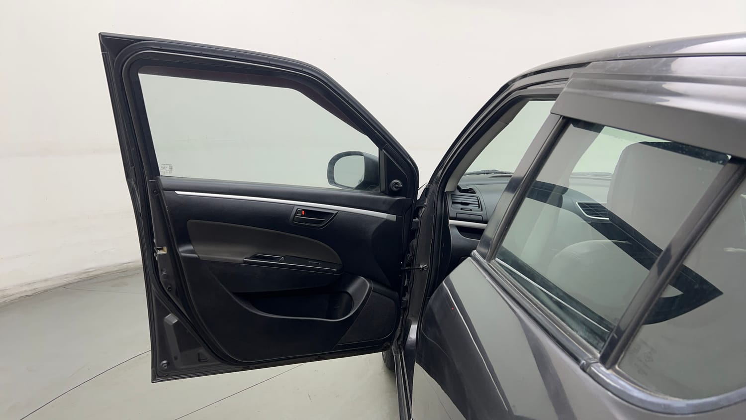 Used 2017 Maruti Suzuki Swift Lxi (O) Petrol Manual interior LEFT FRONT DOOR OPEN VIEW