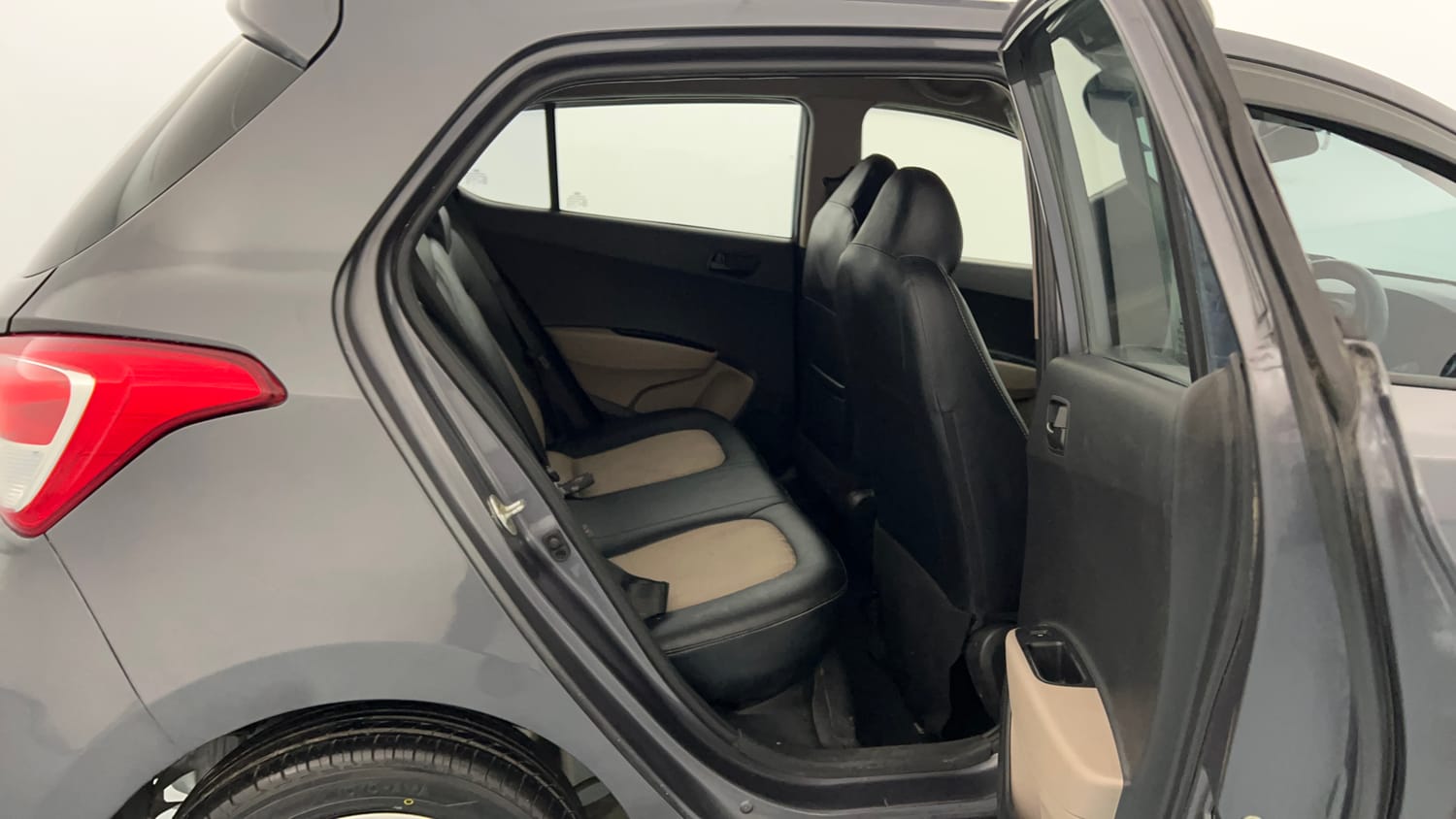 Used 2017 Hyundai Grand i10 Magna 1.2 Kappa VTVT Petrol Manual interior RIGHT SIDE REAR DOOR CABIN VIEW