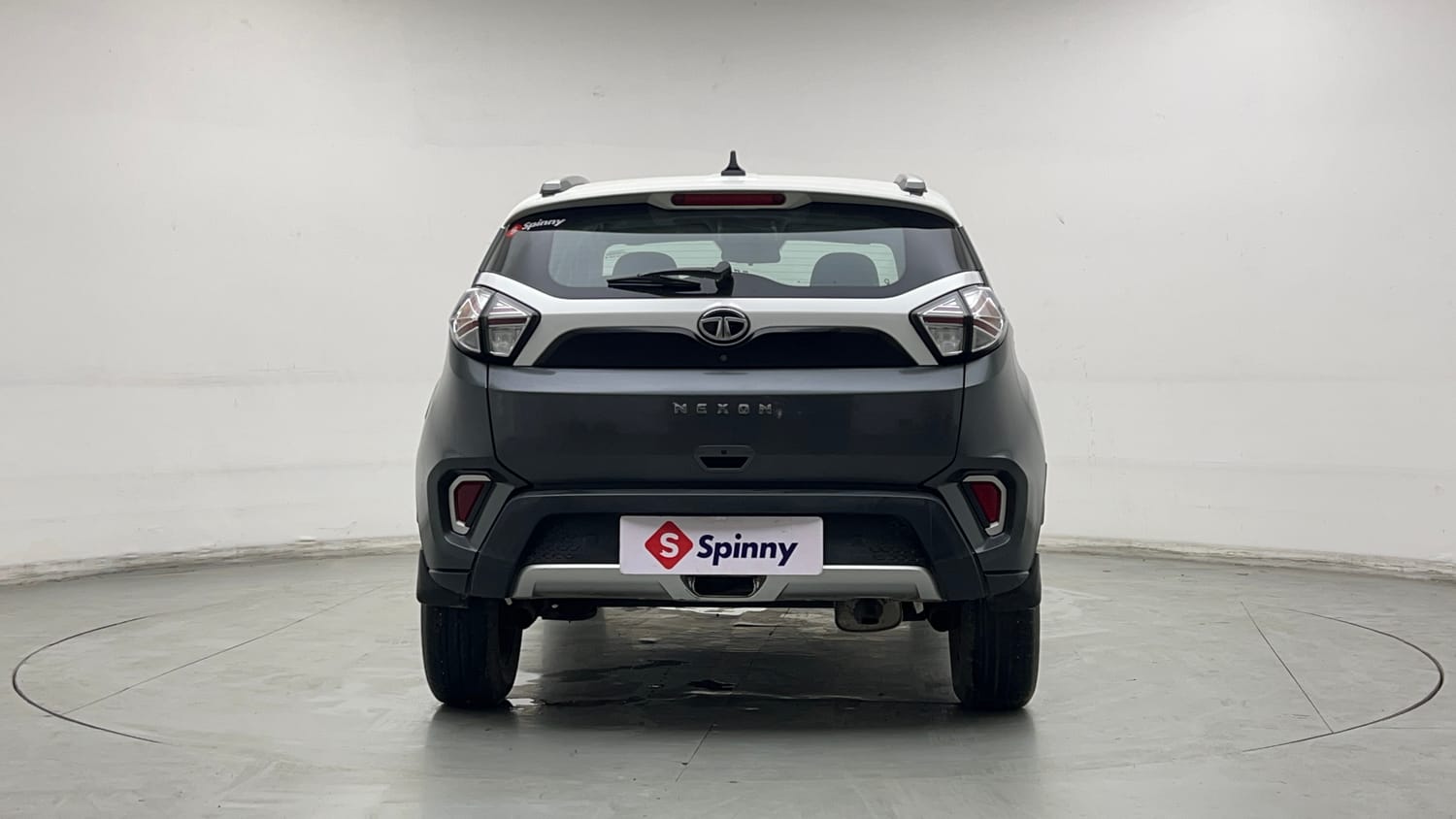 Used 2020 Tata Nexon XZA Plus (O) Dual Tone Petrol Automatic exterior BACK VIEW