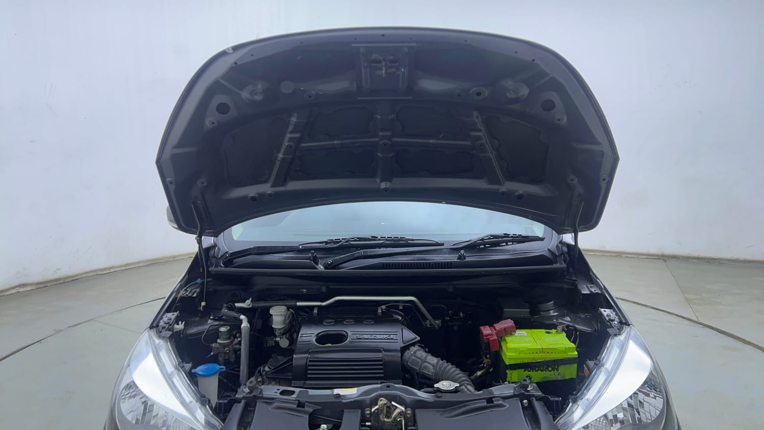 Used 2017 Maruti Suzuki Celerio ZXi AMT Petrol Automatic engine ENGINE & BONNET OPEN FRONT VIEW
