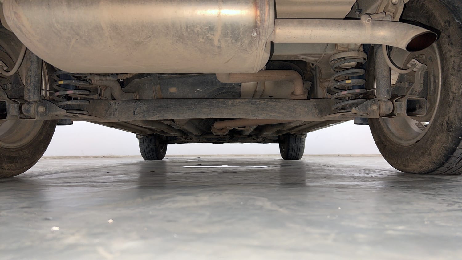 Used 2019 Hyundai Creta SX 1.6 Petrol Petrol Manual extra REAR UNDERBODY VIEW (TAKEN FROM REAR)