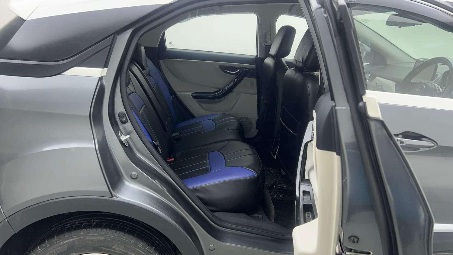 Used 2020 Tata Nexon XZA Plus (O) Dual Tone Petrol Automatic interior RIGHT SIDE REAR DOOR CABIN VIEW