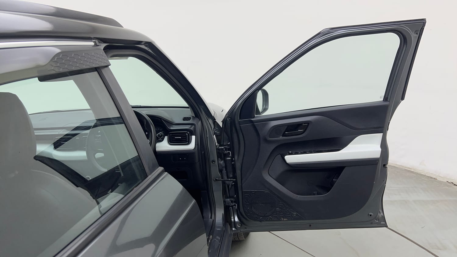 Used 2023 Tata Punch Pure MT Petrol Manual interior RIGHT FRONT DOOR OPEN VIEW