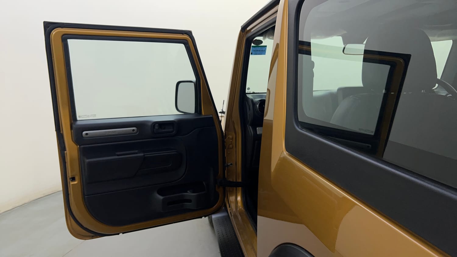 Used 2023 Mahindra Thar LX Hard Top Petrol AT RWD Petrol Automatic interior LEFT FRONT DOOR OPEN VIEW