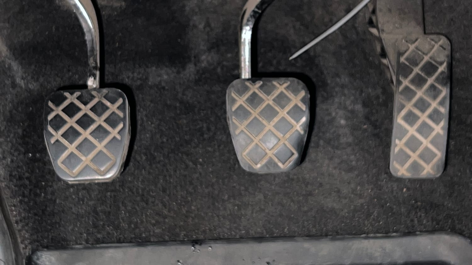 Used 2024 Volkswagen Taigun Highline 1.0 TSI MT Petrol Manual interior PEDALS VIEW