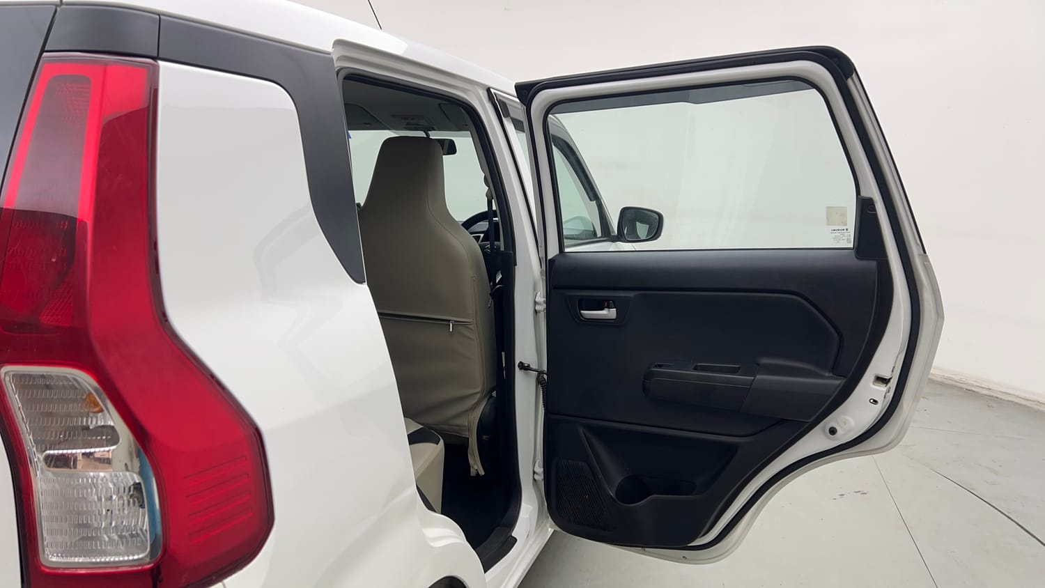Used 2024 Maruti Suzuki Wagon R VXI 1.0 Petrol Manual interior RIGHT REAR DOOR OPEN VIEW