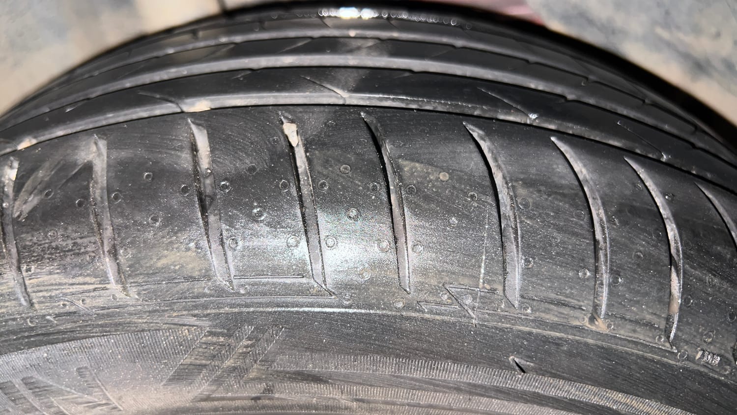 Used 2019 Ford Freestyle Titanium Plus 1.2 Ti-VCT Petrol Manual tyres RIGHT REAR TYRE TREAD VIEW
