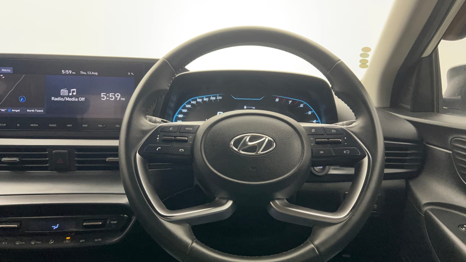 Used 2022 Hyundai New i20 Asta (O) 1.2 MT Petrol Manual interior STEERING VIEW