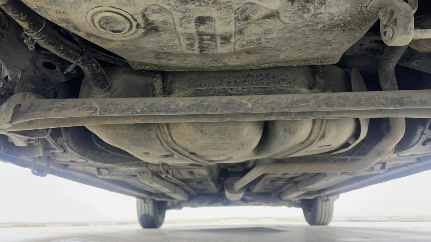 Used 2017 Maruti Suzuki Celerio ZXi AMT Petrol Automatic extra REAR UNDERBODY VIEW (TAKEN FROM REAR)