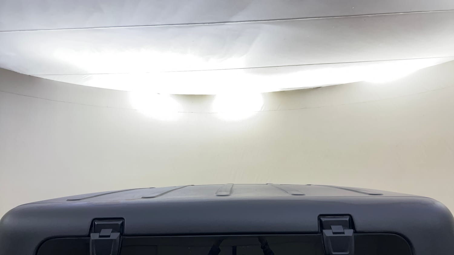 Used 2023 Mahindra Thar LX Hard Top Petrol AT RWD Petrol Automatic exterior EXTERIOR ROOF VIEW