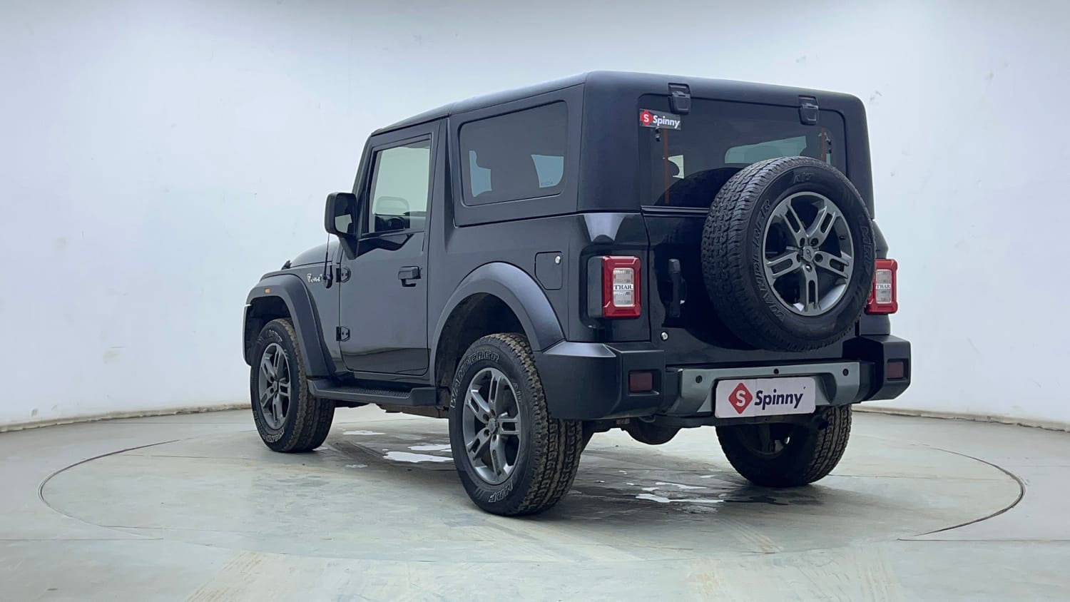Used 2021 mahindra Thar LX Hard Top Diesel MT 4WD Diesel Manual exterior LEFT REAR CORNER VIEW