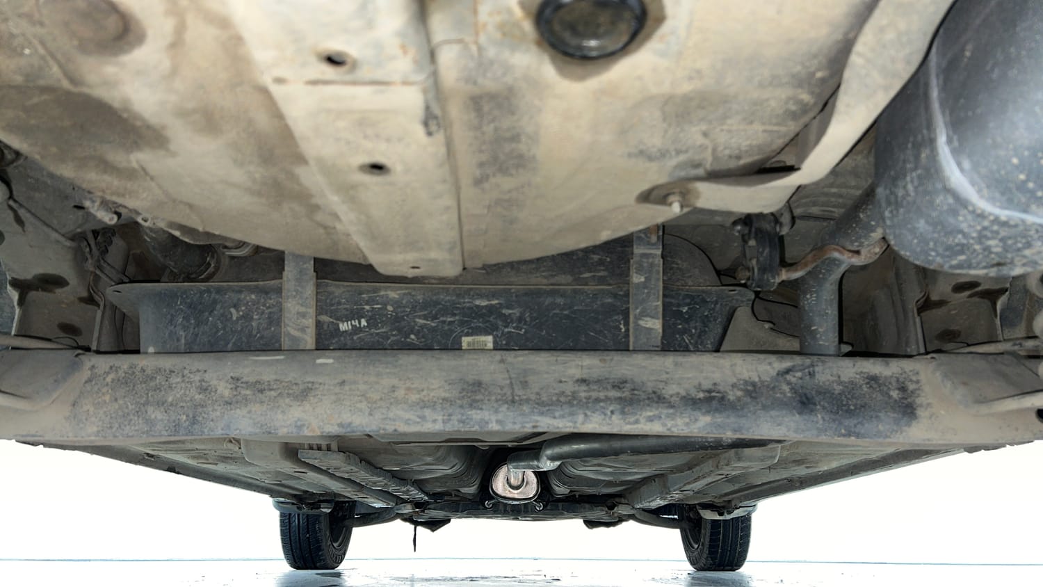 Used 2017 Hyundai Grand i10 Magna 1.2 Kappa VTVT Petrol Manual extra REAR UNDERBODY VIEW (TAKEN FROM REAR)