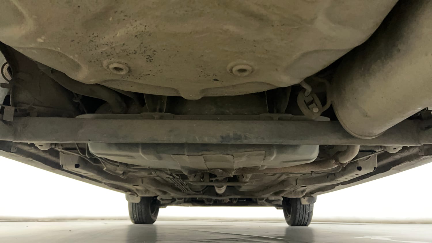 Used 2022 Tata Tigor XZ CNG Cng Manual extra REAR UNDERBODY VIEW (TAKEN FROM REAR)