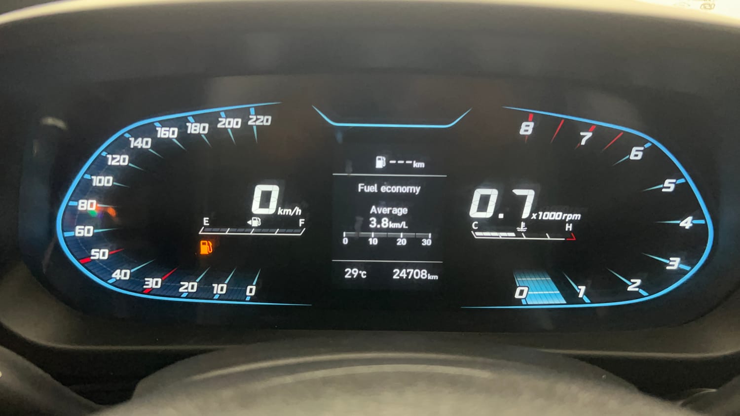 Used 2022 Hyundai New i20 Asta (O) 1.2 MT Petrol Manual interior CLUSTERMETER VIEW