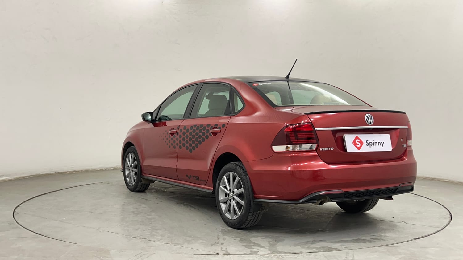 Used 2020 Volkswagen Vento Highline Plus 1.0L TSI Petrol Manual exterior LEFT REAR CORNER VIEW