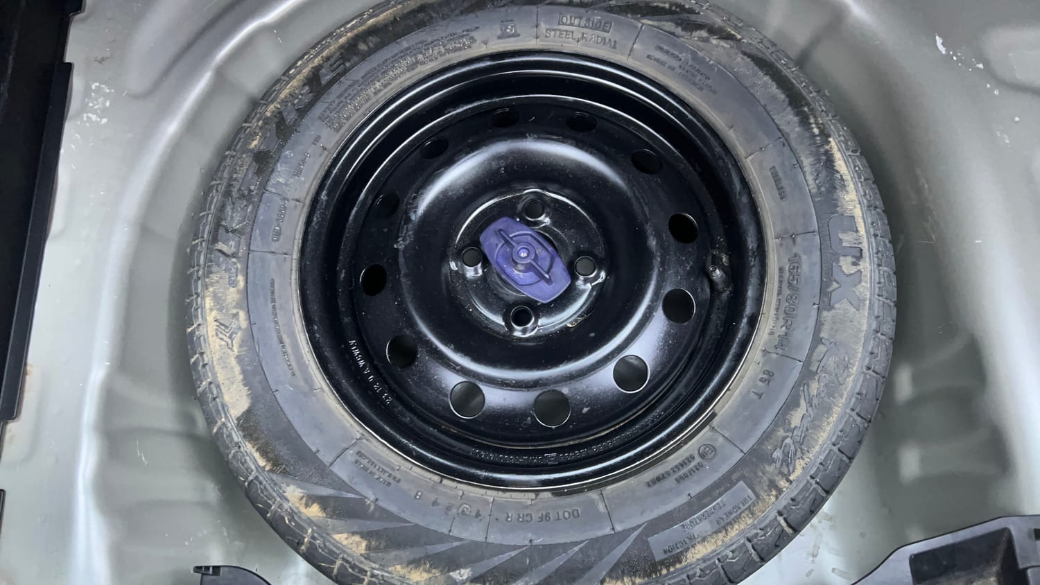 Used 2024 Maruti Suzuki Swift VXi Petrol Manual tyres SPARE TYRE VIEW