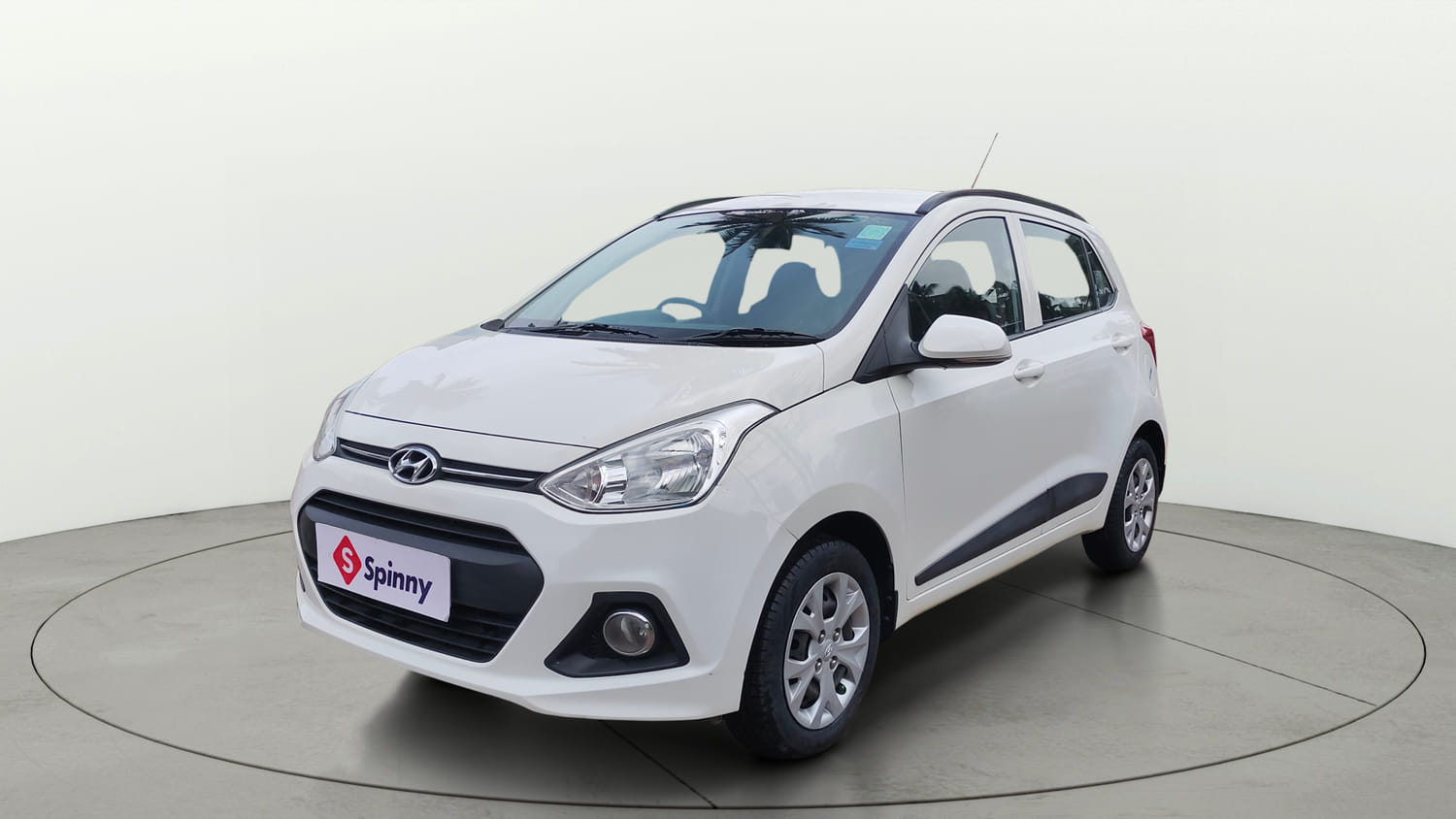 Used 2016 Hyundai Grand i10 Sportz 1.2 Kappa VTVT Petrol Manual exterior LEFT FRONT CORNER VIEW