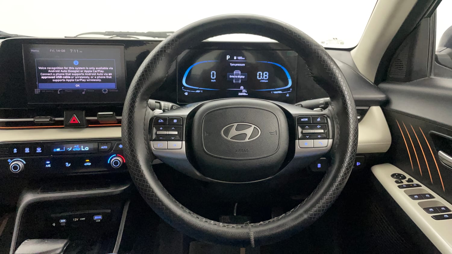 Used 2023 Hyundai Verna SX 1.5 Petrol IVT Petrol Automatic interior STEERING VIEW