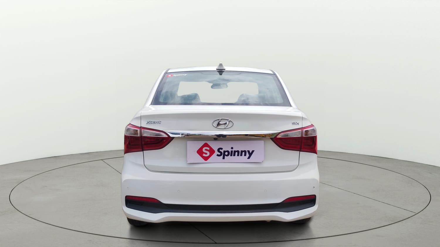 Used 2017 Hyundai Xcent SX Petrol Manual exterior BACK VIEW