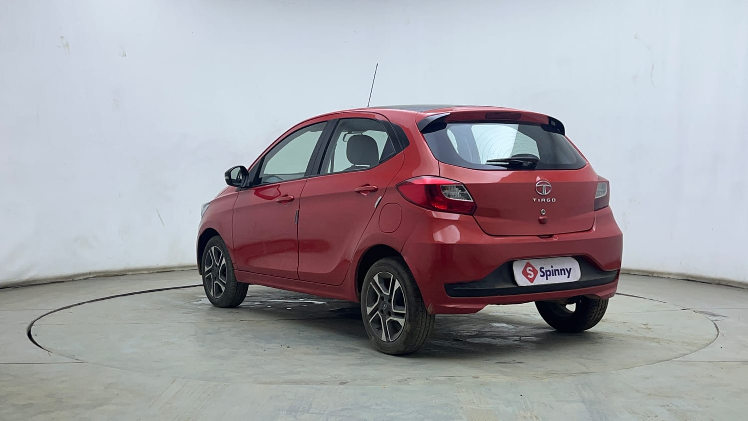 Used 2021 Tata Tiago XZA Plus Petrol Automatic exterior LEFT REAR CORNER VIEW