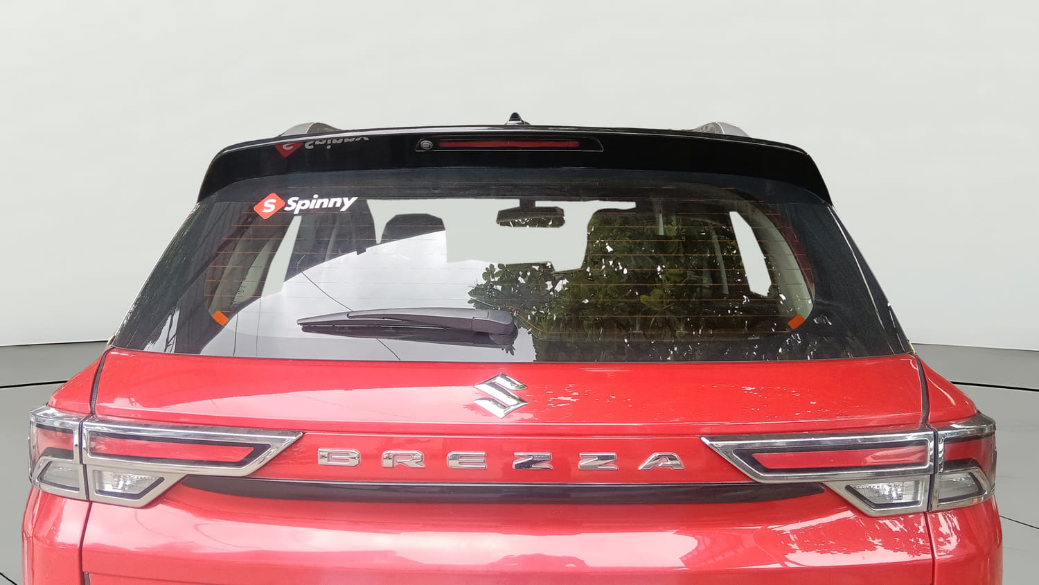 Used 2022 Maruti Suzuki Brezza ZXi Plus Petrol Manual exterior BACK WINDSHIELD VIEW