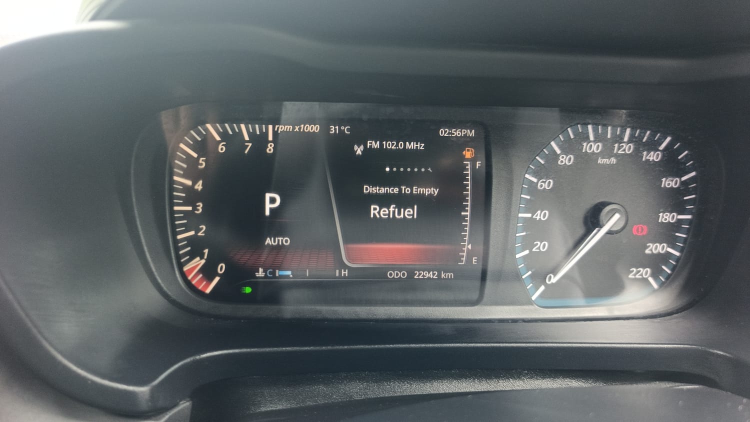 Used 2023 Tata Altroz XZA Plus (S) Dark Edition Petrol Automatic interior CLUSTERMETER VIEW