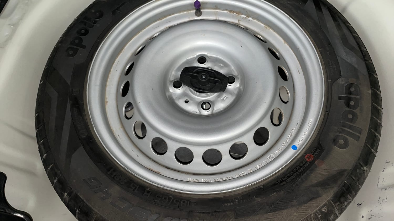 Used 2023 Maruti Suzuki Fronx Delta Plus 1.2L AGS Petrol Automatic tyres SPARE TYRE VIEW