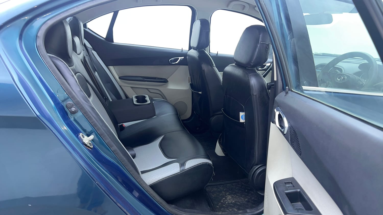 Used 2022 Tata Tigor EV XZ Plus Electric Automatic interior RIGHT SIDE REAR DOOR CABIN VIEW