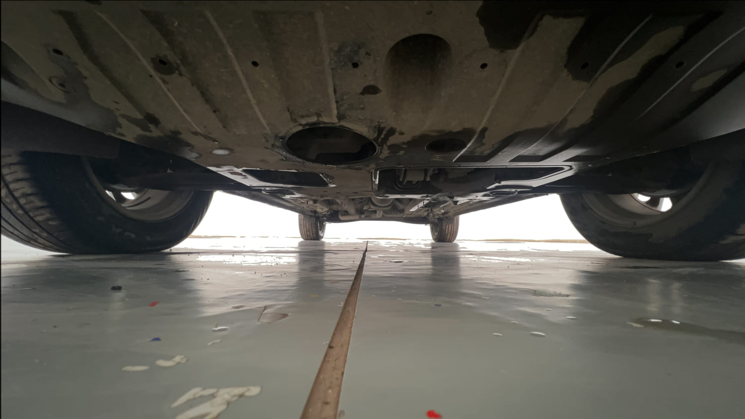 Used 2023 Hyundai Creta SX 1.5 Petrol Petrol Manual extra FRONT LEFT UNDERBODY VIEW