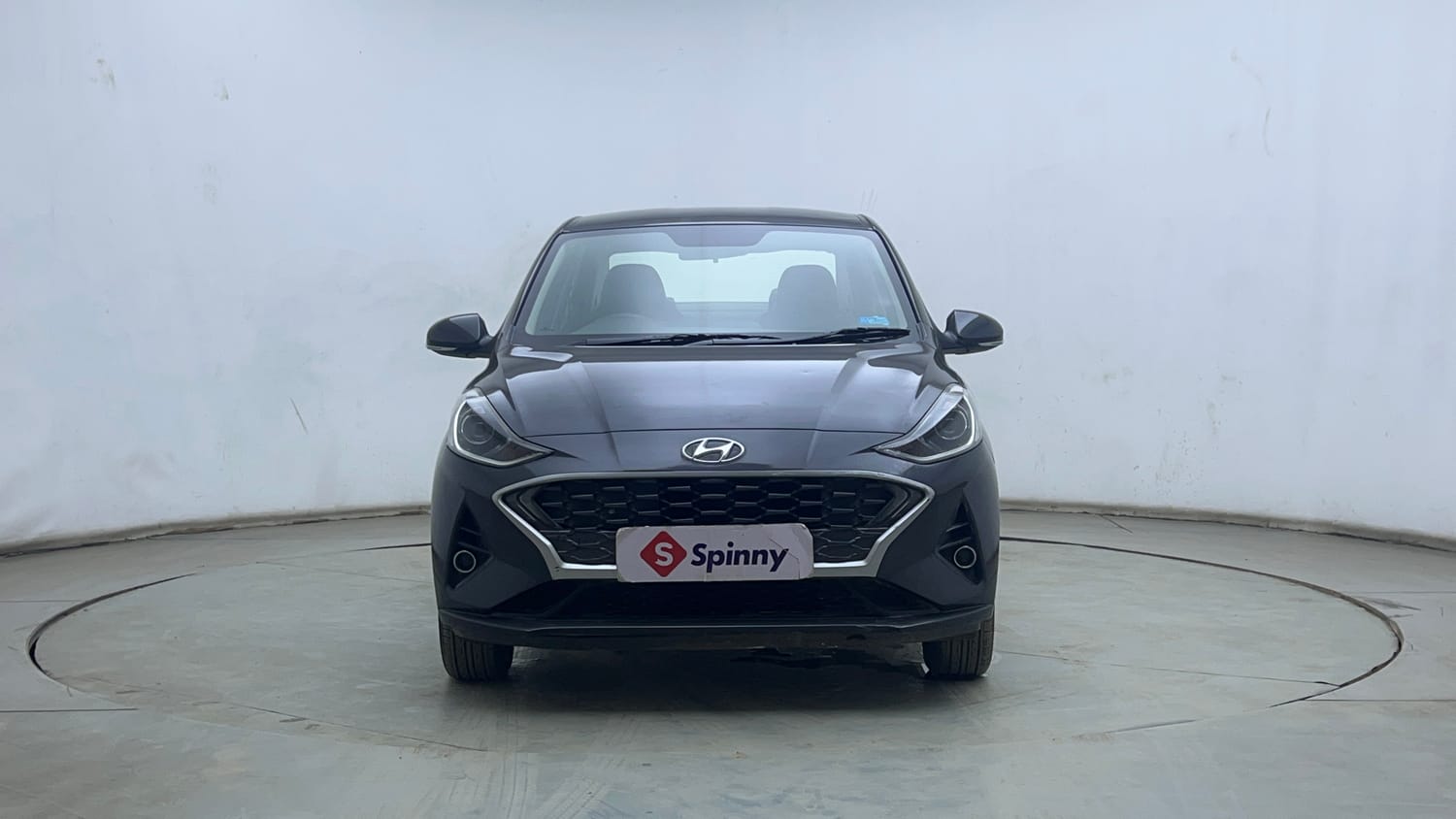 Used 2022 Hyundai Aura SX Plus 1.2 AMT Petrol Petrol Automatic exterior FRONT VIEW