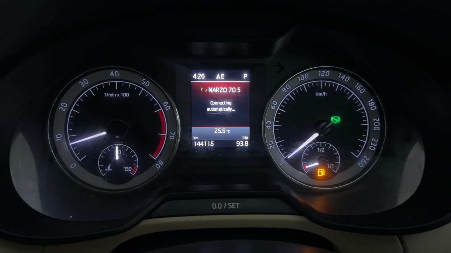 Used 2018 Skoda Octavia 1.8 TSI L&K Petrol Automatic interior CLUSTERMETER VIEW