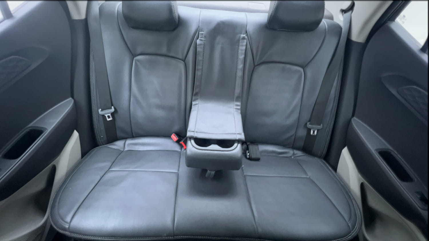 Used 2022 Hyundai Aura SX Plus 1.2 AMT Petrol Petrol Automatic interior REAR SEAT CONDITION VIEW